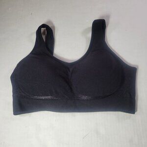Truekind Black Daily Comfort Wireless Shaper Bra #10057 Size L